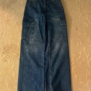 Denim Forum High-Rise Wide Jeans